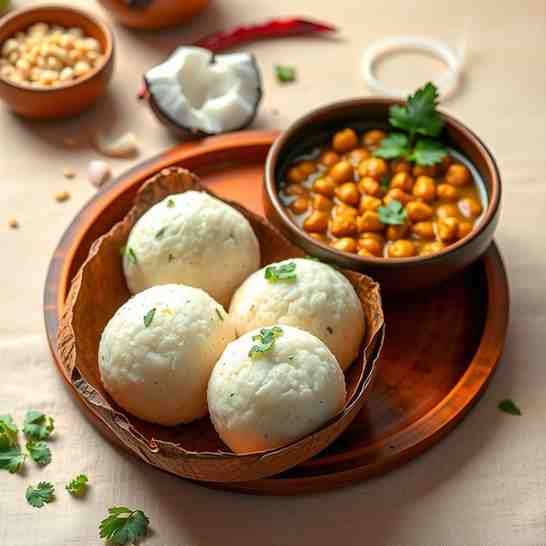 Kerala Puttu & Kadala - Curry Chickpeas Recipe